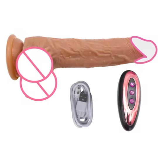 dương vật siêu mềm đa năng Dildo điều khiển từ xa