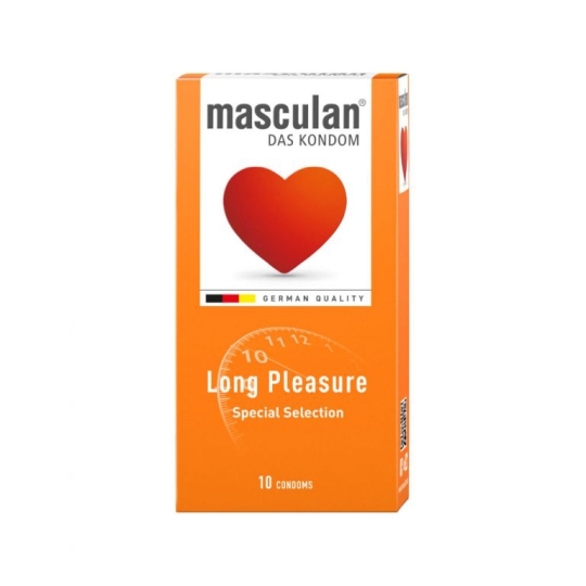 Bao cao su masculan Long pleasure hộp 10 cái - Kéo dài thời gian