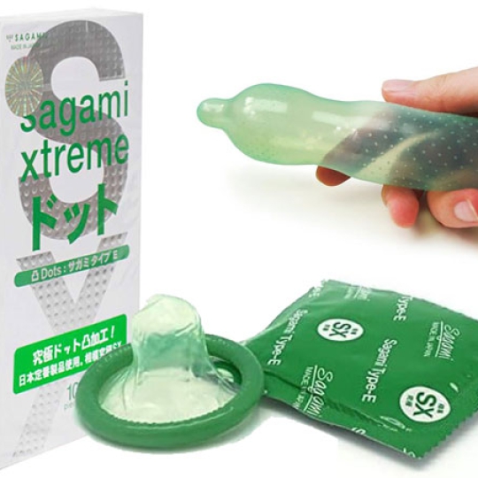 Bao cao su Sagami Xtreme White: Gân gai bi nổi, trải nghiệm khoái cảm đỉnh cao