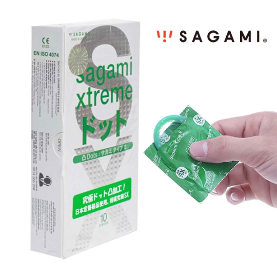 Bao cao su Sagami Xtreme White: Gân gai bi nổi, trải nghiệm khoái cảm đỉnh cao