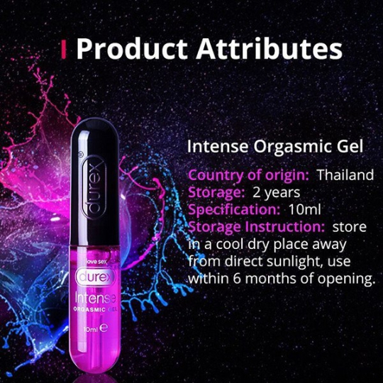 Durex Intense Organic 10ml – Gel tăng khoái cảm nữ cao cấp