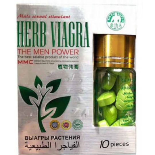 Thuốc uống cường dương  Herb Viagra 10 viên thảo dược