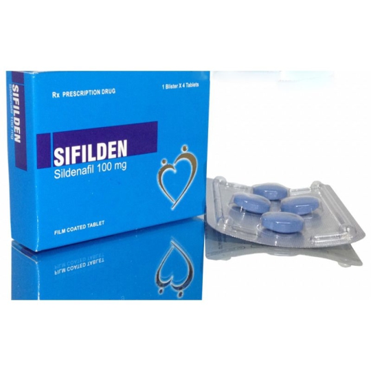 Thuốc cường dương Sifilden 100mg - hộp 4 viên