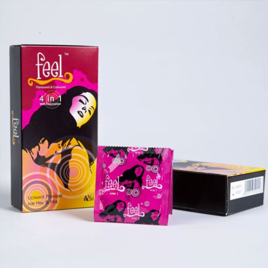 Bao cao su feel 4in1 hộp 12 cái