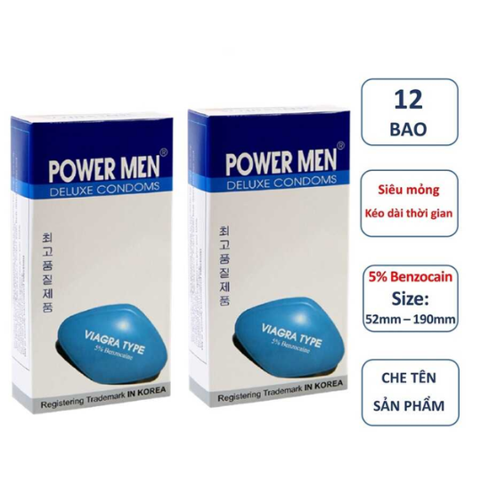 Bao Cao Su power men viagra - kéo dài thời gian , siêu mỏng.