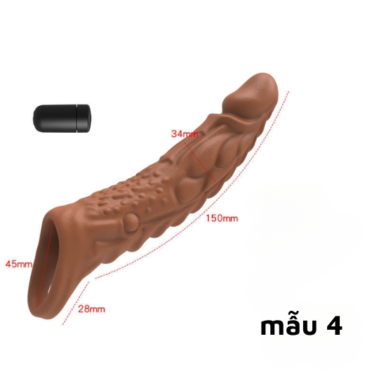 bao đôn rung đầu silicon mềm mại