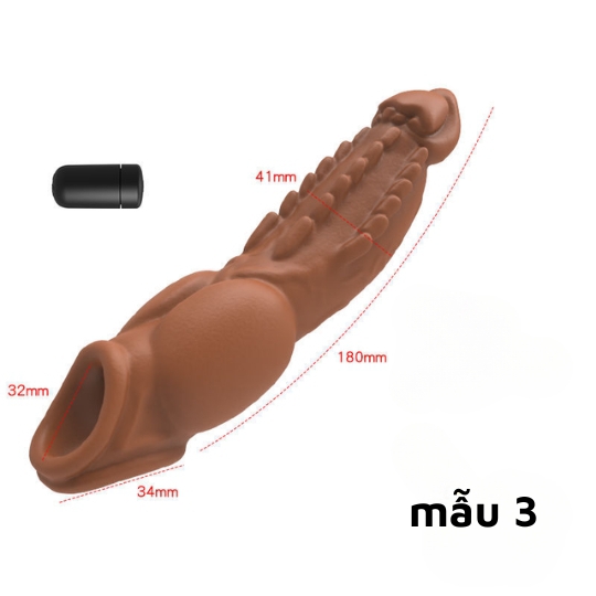 bao đôn rung đầu silicon mềm mại