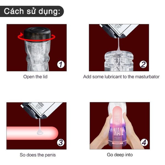 Cốc thủ dâm trong suốt Snail Cup cao cấp