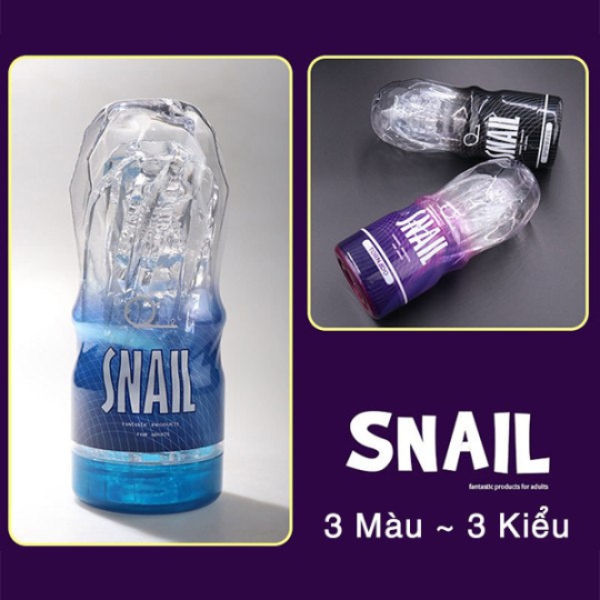 Cốc thủ dâm trong suốt Snail Cup cao cấp