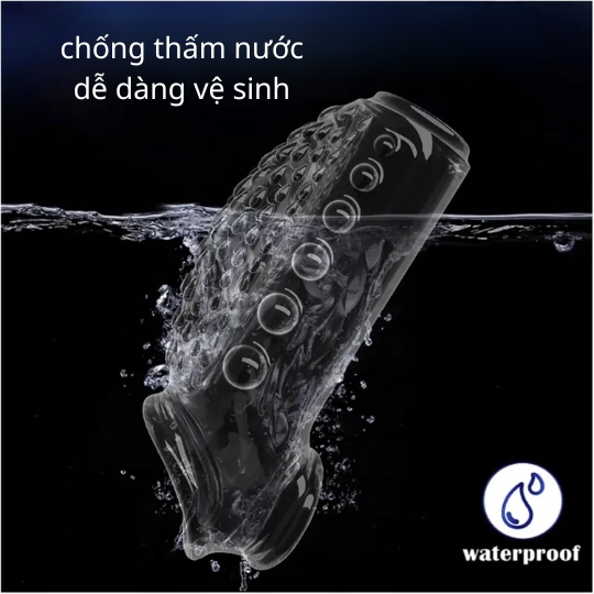 bao đôn khúc có quai đeo chống tuột có gai và chống xuất tinh sớm