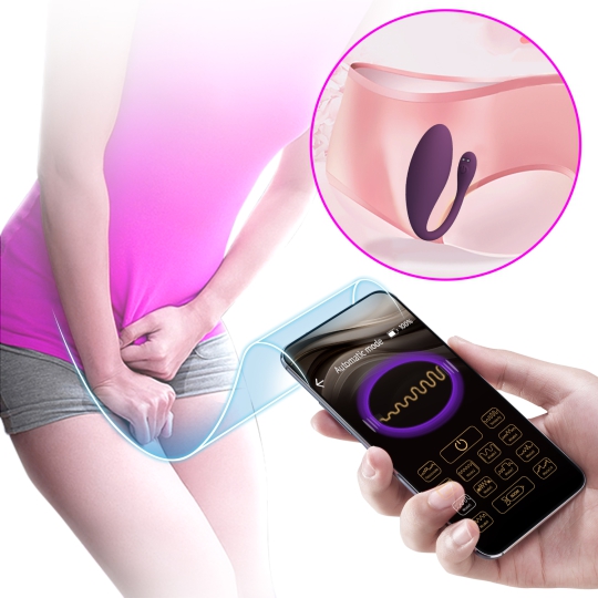 Trứng rung 12 chế độ ĐKTX qua app Pretty Love Dora