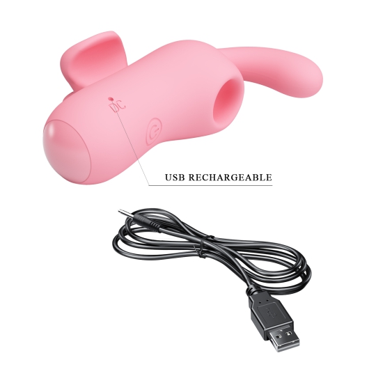 Trứng rung xỏ ngón vỗ kích thích Pretty Love Mini Fun Toys