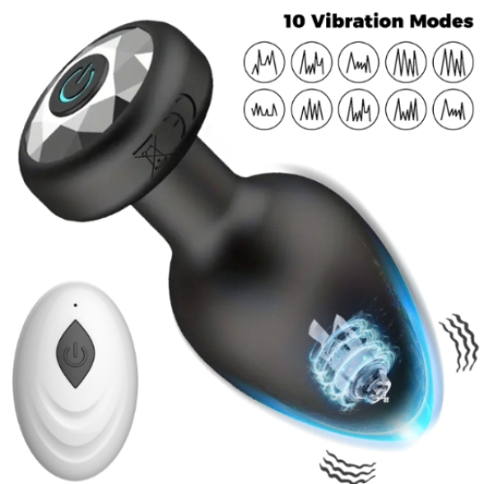 Phích cắm hậu môn có rung