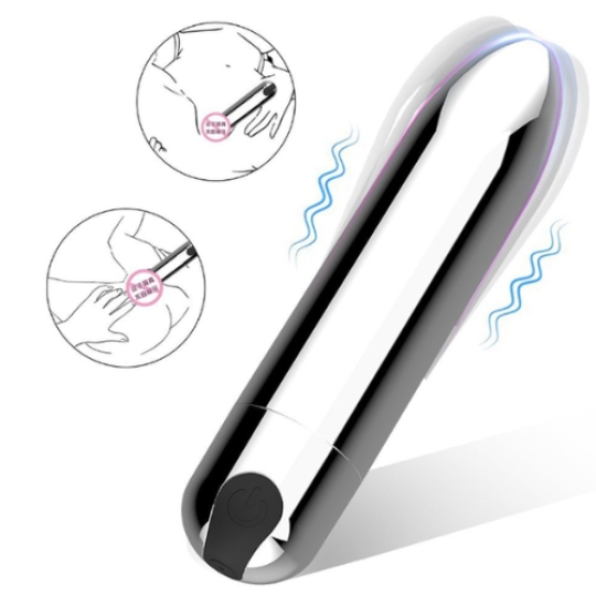 Trứng rung mini viên đạn inox cao cấp