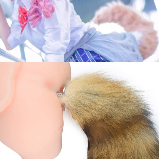 Phít cắm hậu môn đuôi cáo dài