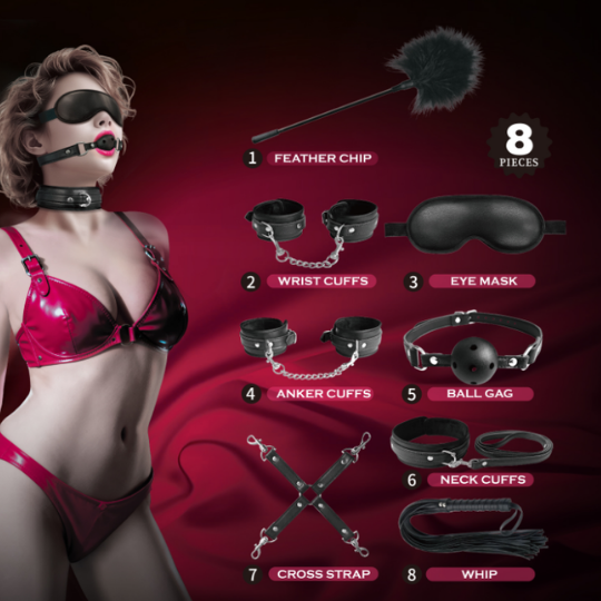 Pretty Love BDSM Kit bộ 8 món