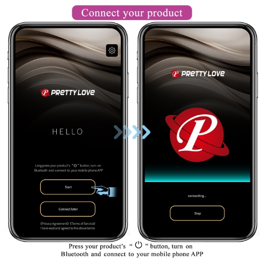 trứng rung pretty love Leviathan - kết nối điện thoại