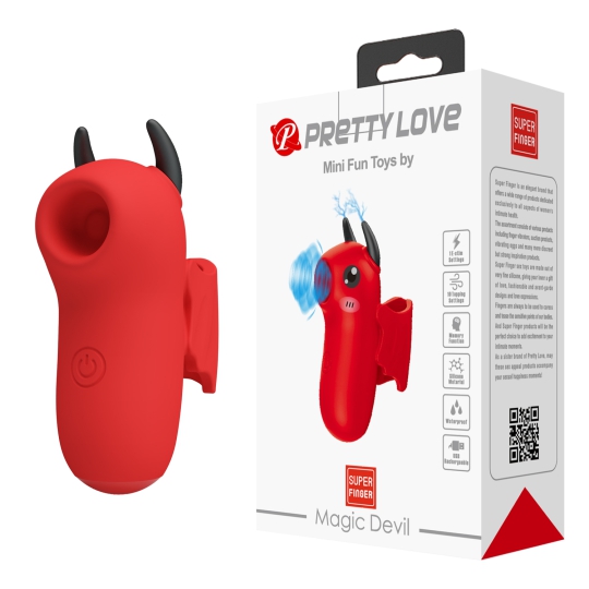 Trứng rung xỏ ngón vỗ kích thích Pretty Love Mini Fun Toys