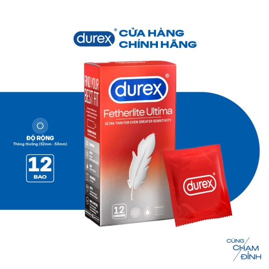 Bao Cao Su Siêu Mỏng Durex Fetherlite Ultima