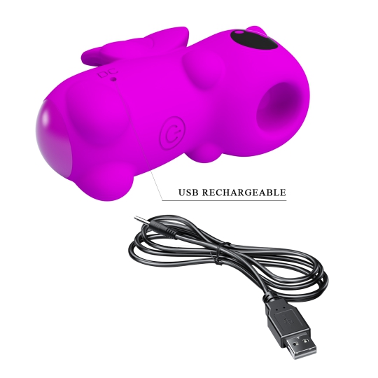 Trứng rung xỏ ngón vỗ kích thích Pretty Love Mini Fun Toys