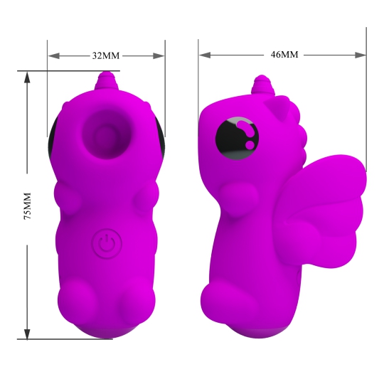 Trứng rung xỏ ngón vỗ kích thích Pretty Love Mini Fun Toys