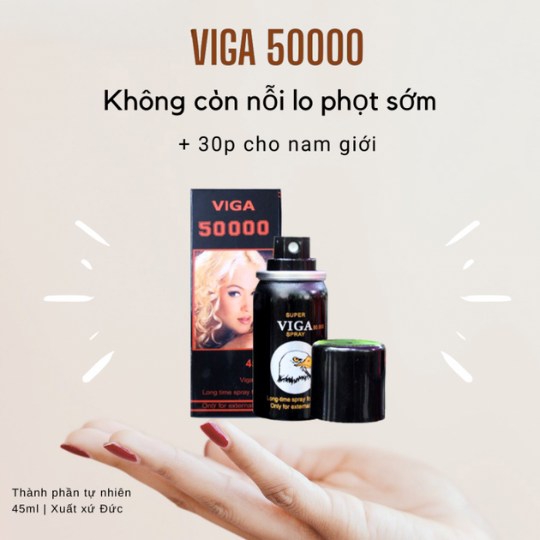 Xịt kéo dài thời gian Viga 50000 dung tích 45ml