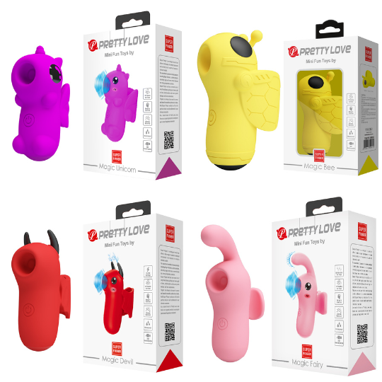 Trứng rung xỏ ngón vỗ kích thích Pretty Love Mini Fun Toys