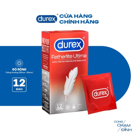 Bao Cao Su Siêu Mỏng Durex Fetherlite Ultima