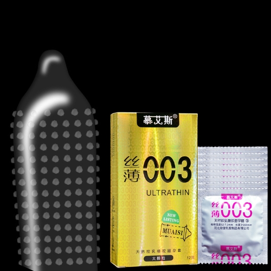 Bao cao su 0.03 Muaisi siêu mỏng có gai