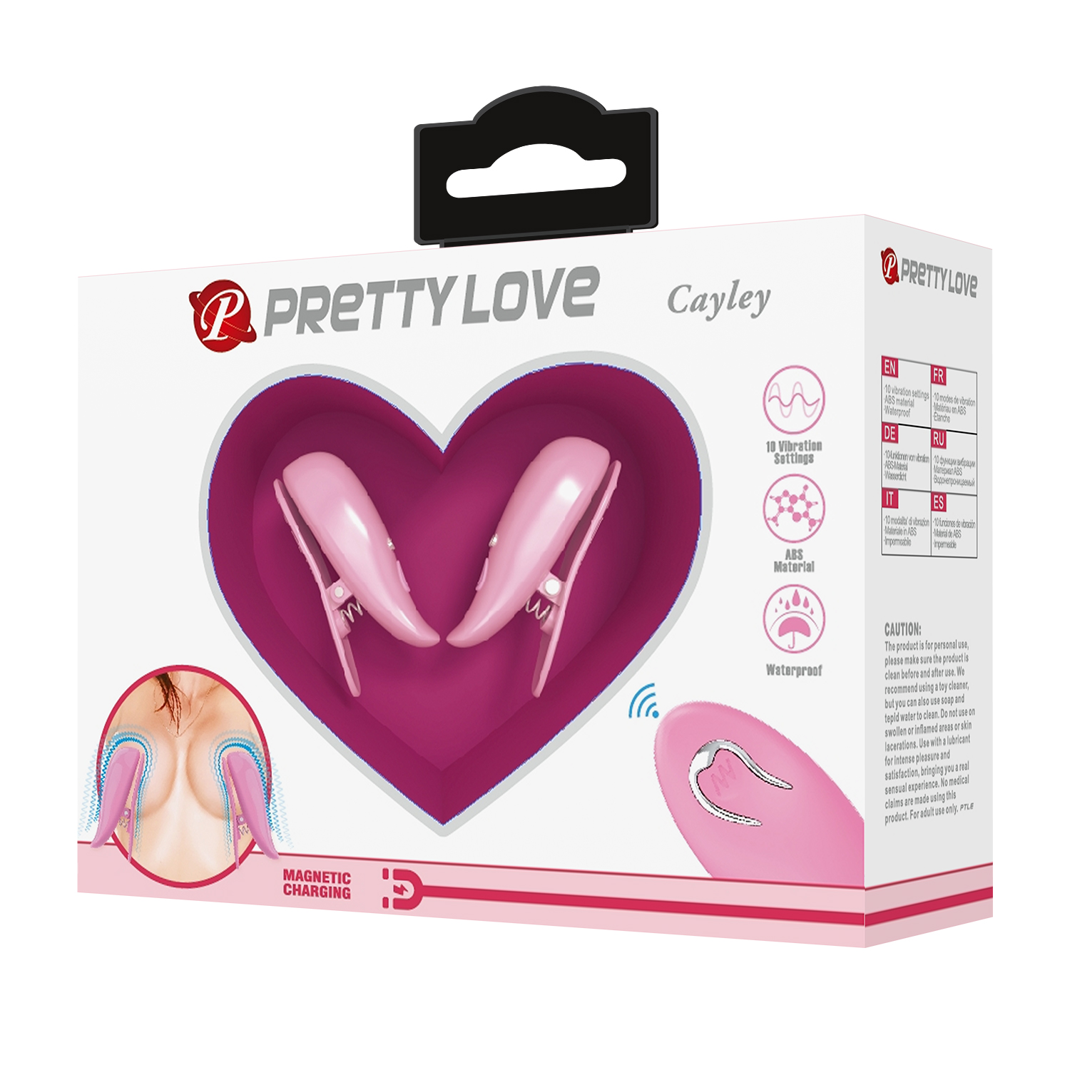 Kẹp vú rung ĐKTX Pretty Love Cayley