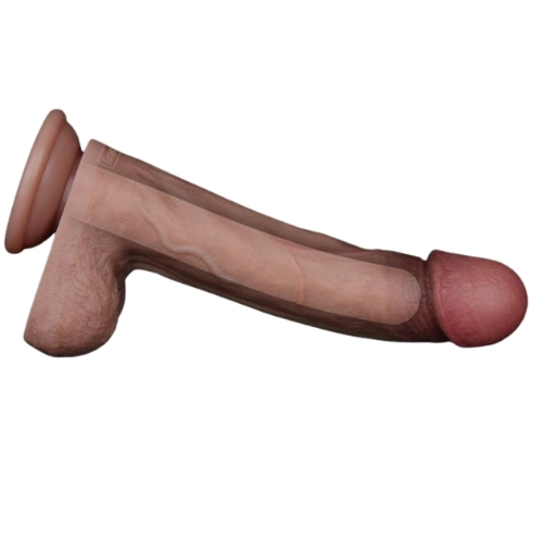 Dương Vật Lovetoy Silicon 2 Lớp 22.5cm