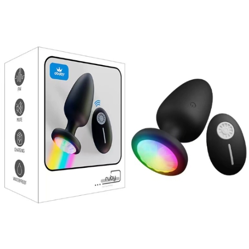 Phích cắm hậu môn phát sáng, điều khiển từ xa