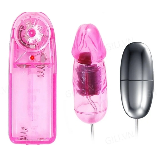 Trứng Rung Inox Baile 2 Đầu