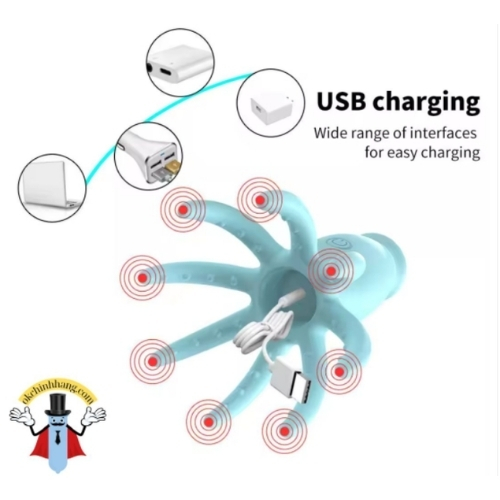 Trứng rung bạch tuộc điều khiển từ xa