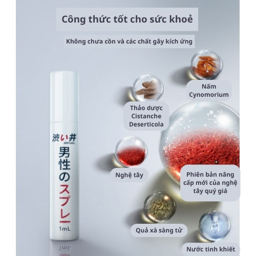 Xịt kéo dài thời gian Drywell Nhật Bản