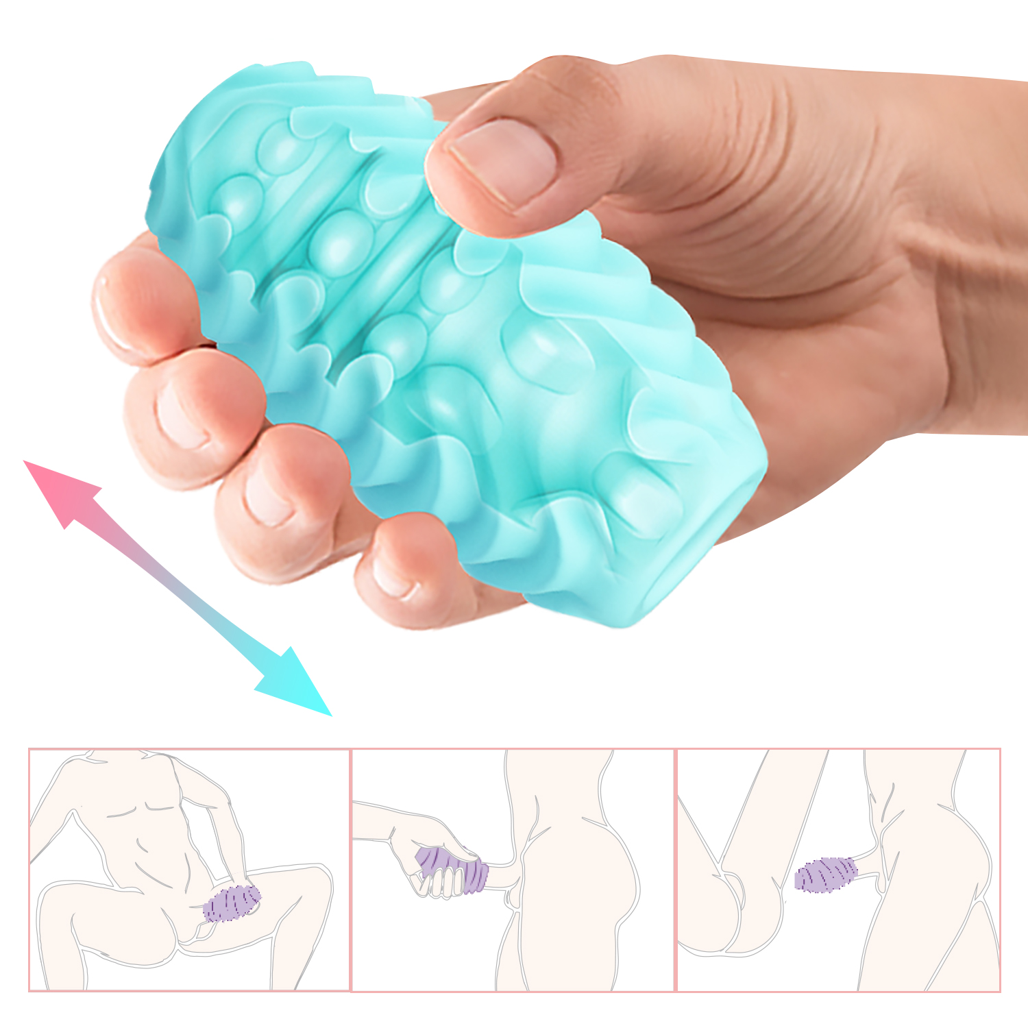 Trứng thủ dâm 2 đầu Pretty Love Double-Sided Egg