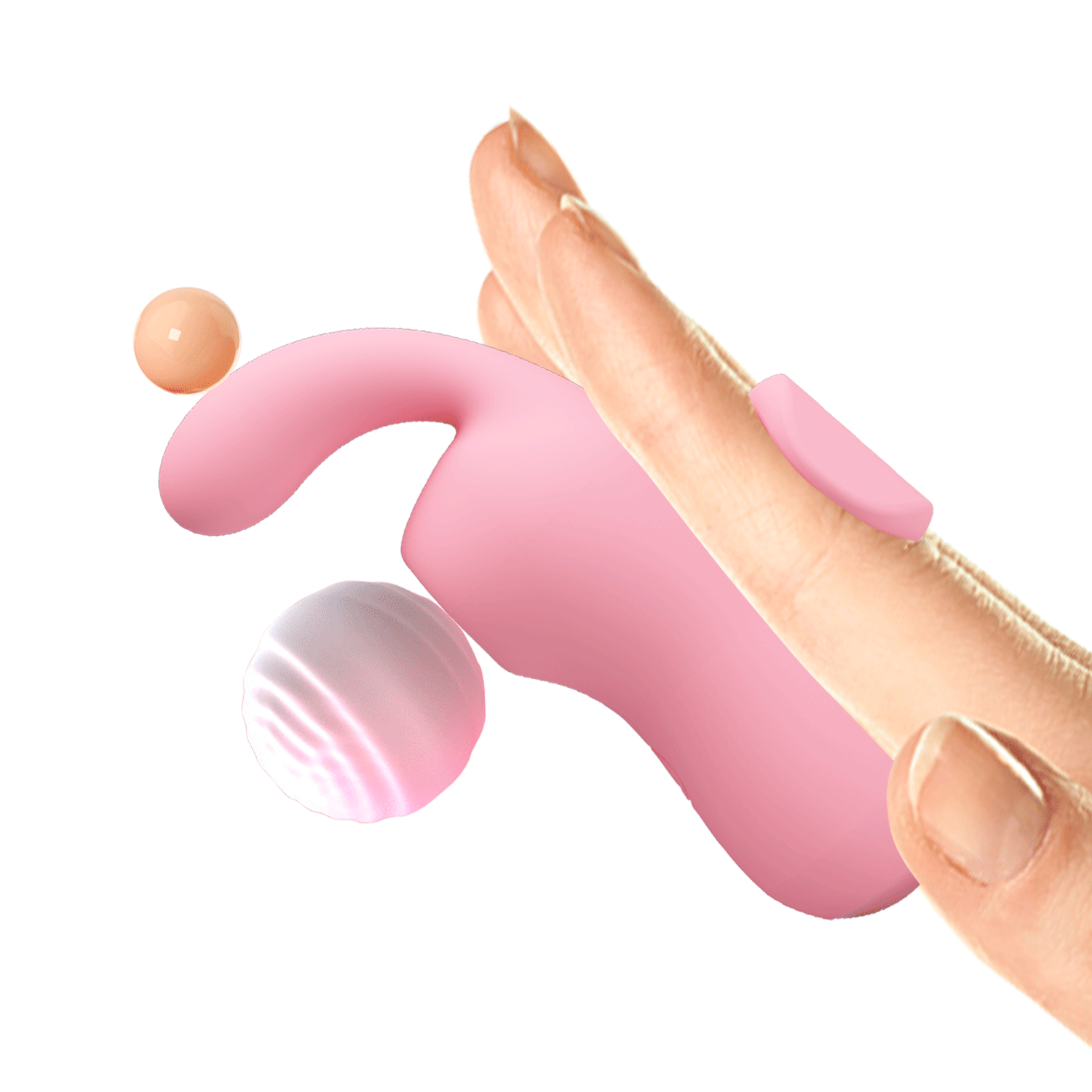 Trứng rung xỏ ngón vỗ kích thích Pretty Love Mini Fun Toys
