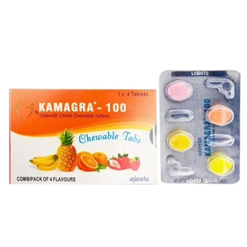 Viên nhai cường dương hương trái cây Kamagra